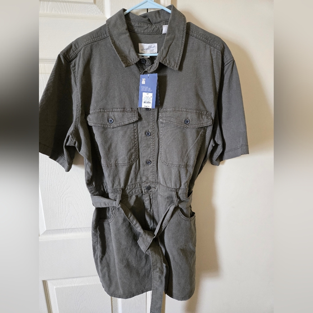 NWT Universal Thread Denim Short Sleeve Romper - Picture 3 of 4
